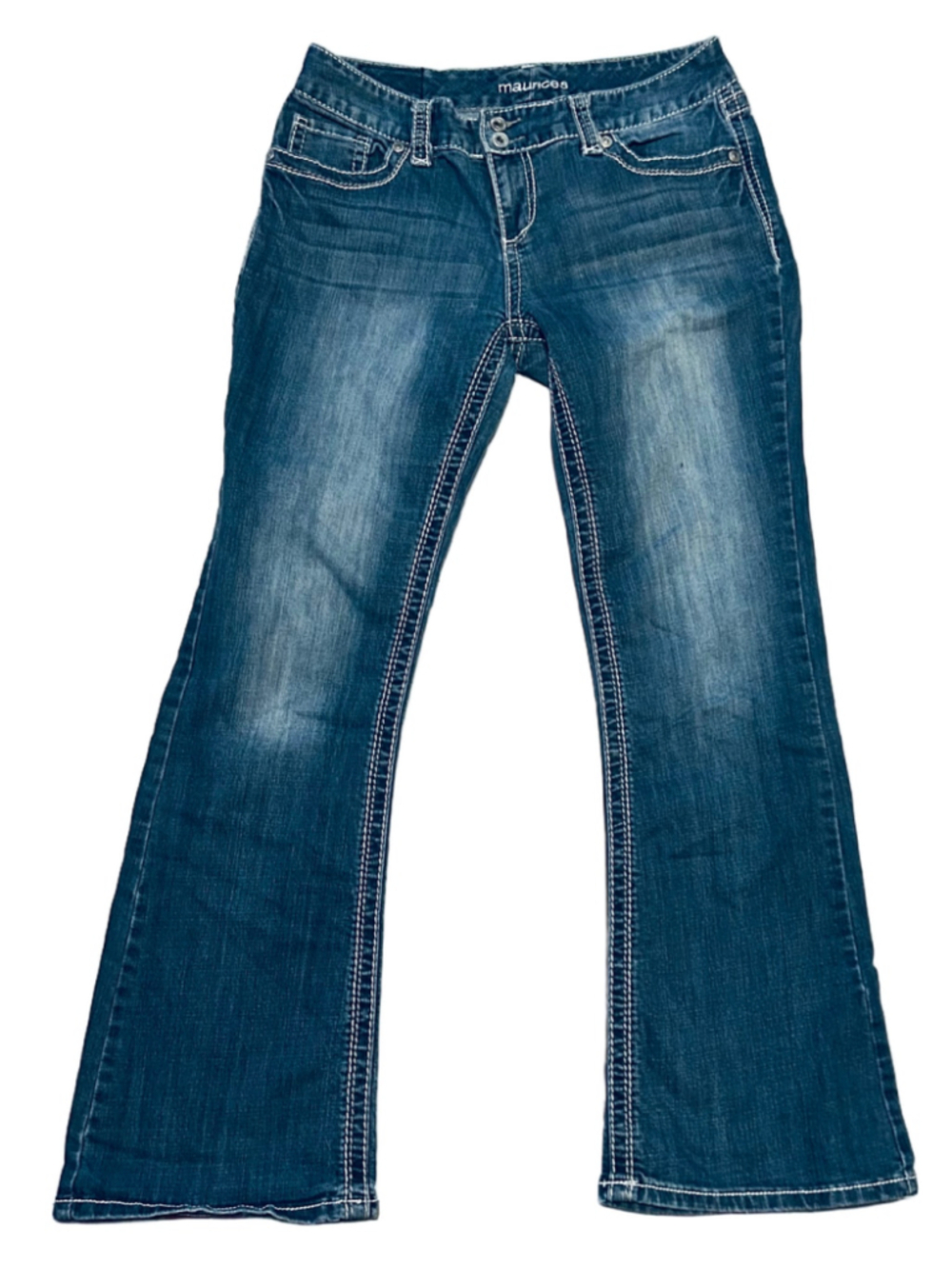 Maurices Flare Leg Jeans Women's 9/10 Blue Denim